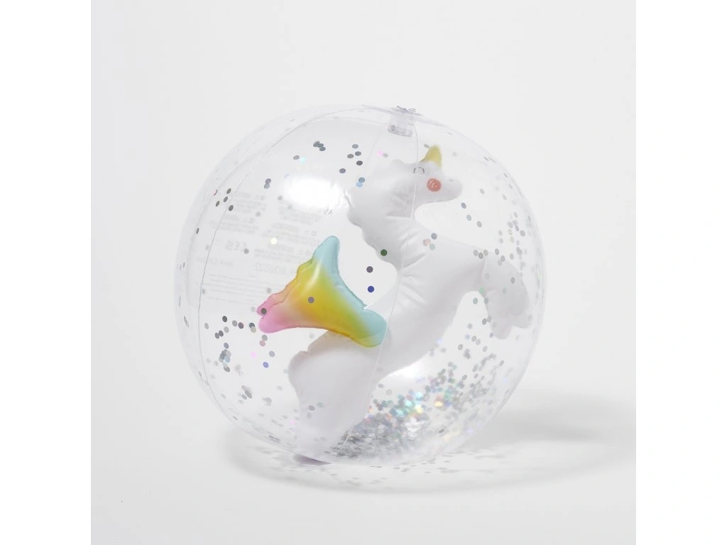 E-shop Sunnylife Nafukovacia plážová lopta 3D Unicorn