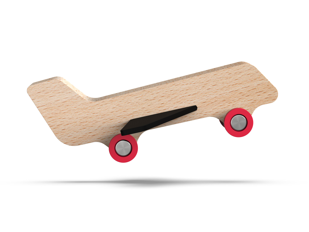 E-shop waytoplaytoys Waytoplay Drevené lietadlo k letiskovej dráhe