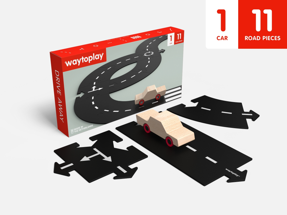 E-shop waytoplaytoys Waytoplay Naštartuj a uháňaj: autodráha Drive Away