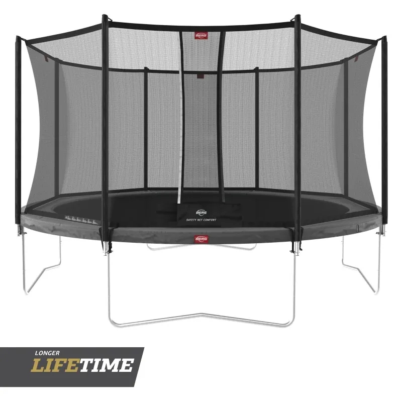 E-shop Berg Toys Berg Trampolína Favorit Regular 380 grey s ochrannou sieťou Comfort 380
