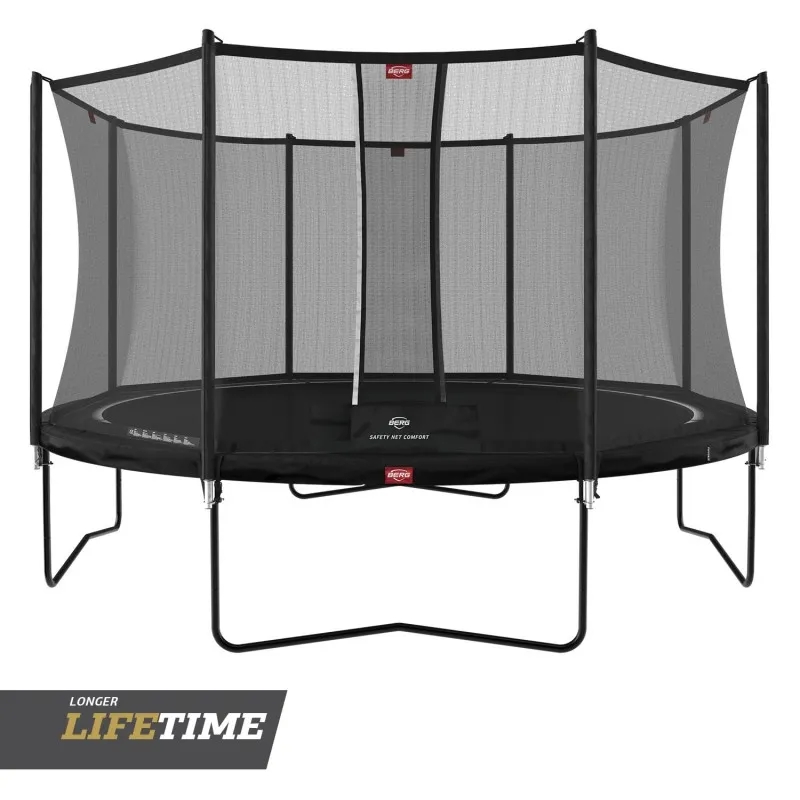 E-shop Berg Toys Berg Trampolína Favorit Regular 380 black s ochrannou sieťou Comfort 380