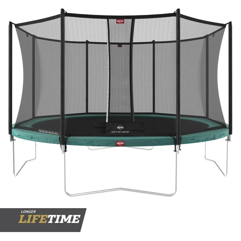 E-shop Berg Toys Berg Trampolína Favorit Regular 430 green s ochrannou sieťou Comfort 430
