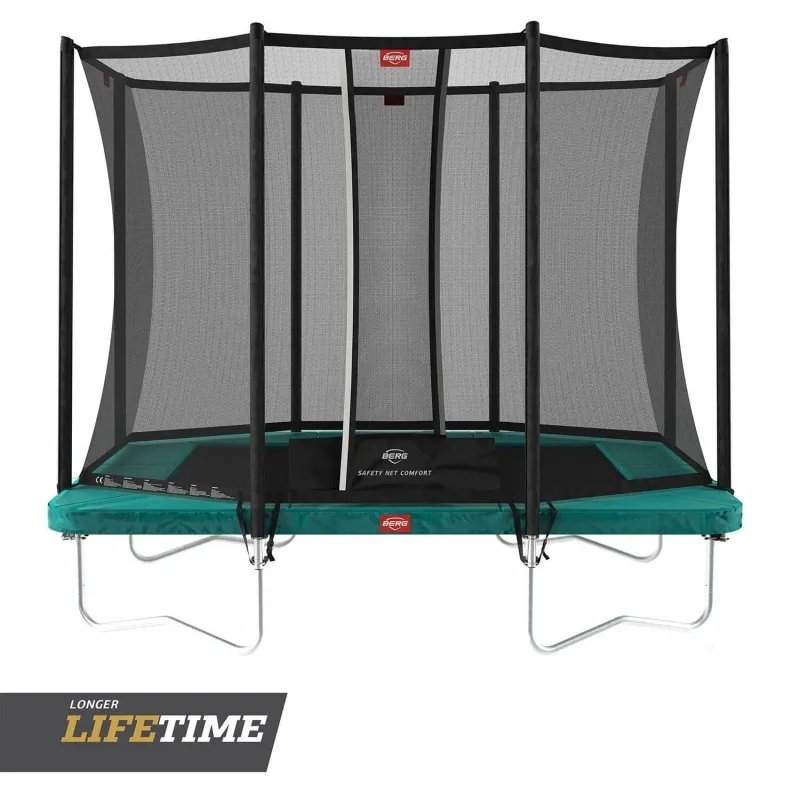 E-shop Berg Toys Berg Trampolína Ultim Favorit Regular 280 green s ochrannou sieťou Comfort