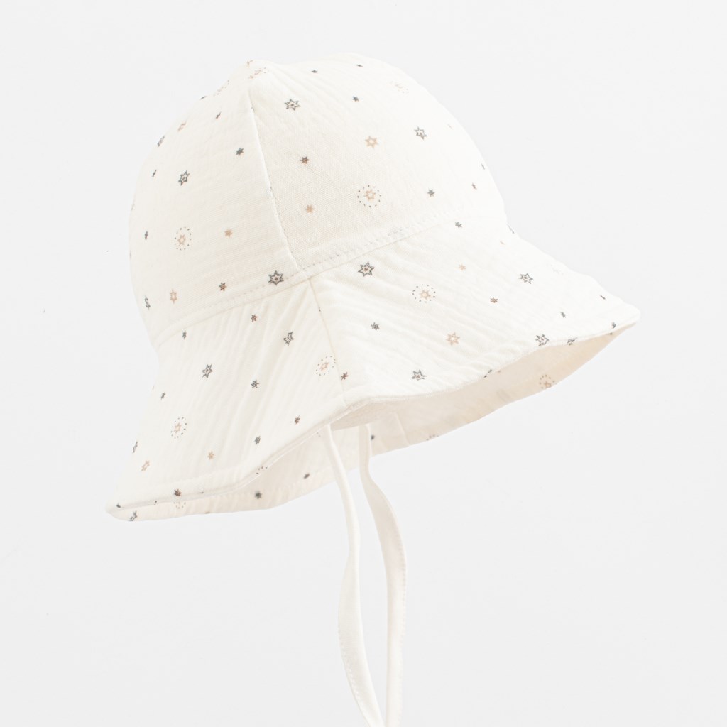 E-shop Dojčenský mušelínový klobúčik New Baby Zora, 86 (12-18m) - 56101