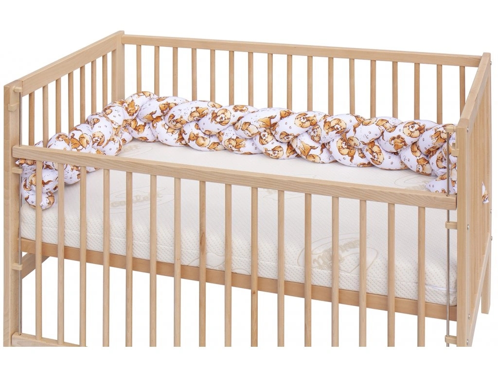 E-shop Ochranný límec - cop - do postieľky - Scarlett Amorek - béžová