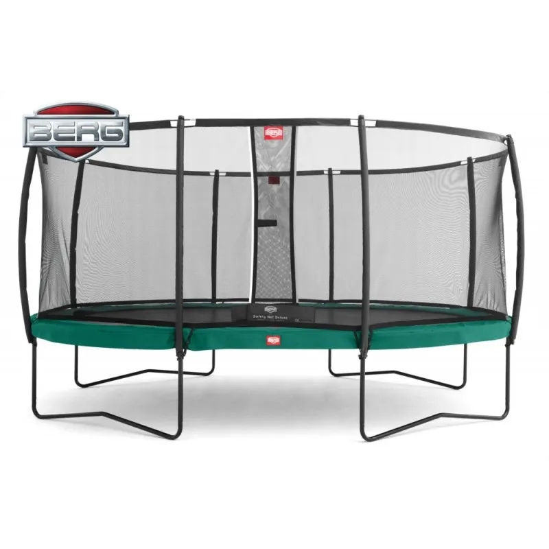 Berg Trampolína Grand Champion Regular 520 green s ochrannou sieťou Deluxe XL