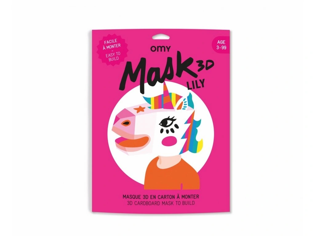 E-shop OMY 3D papierová maska - LILY