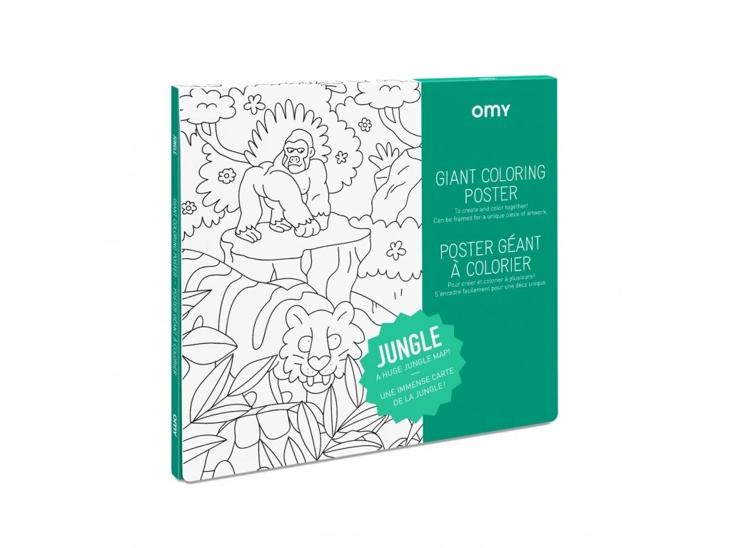 E-shop OMY Vyfarbovací plagát - JUNGLE