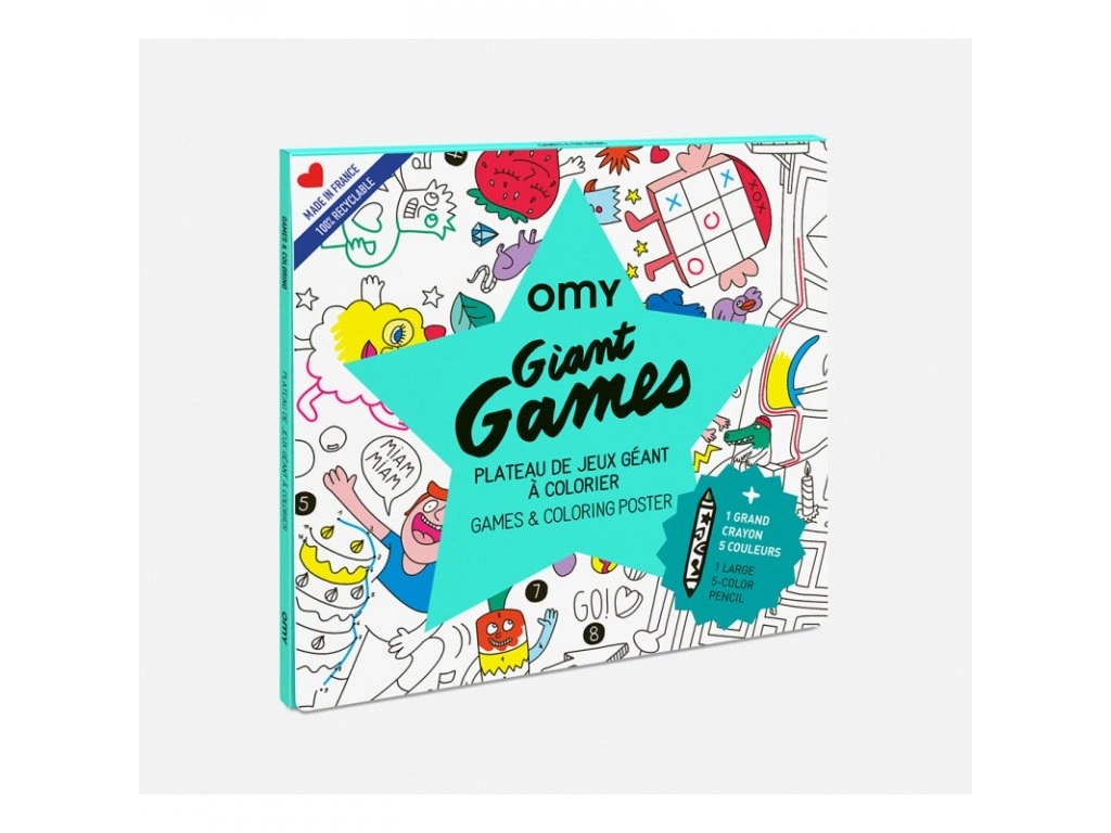 E-shop OMY Vyfarbovací plagát - GIANT GAMES