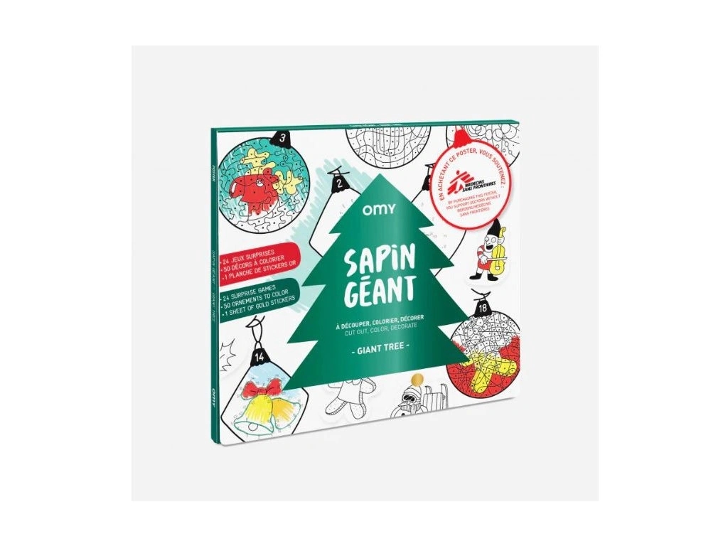 E-shop OMY Vyfarbovací plagát - CHRISTMAS TREE