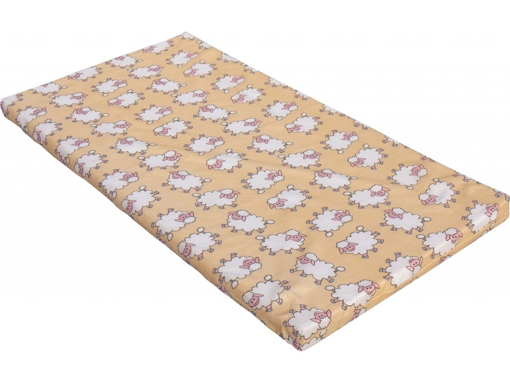 E-shop Scarlett Matrac do postieľky Ovečka 120x60x5,2 cm - béžová