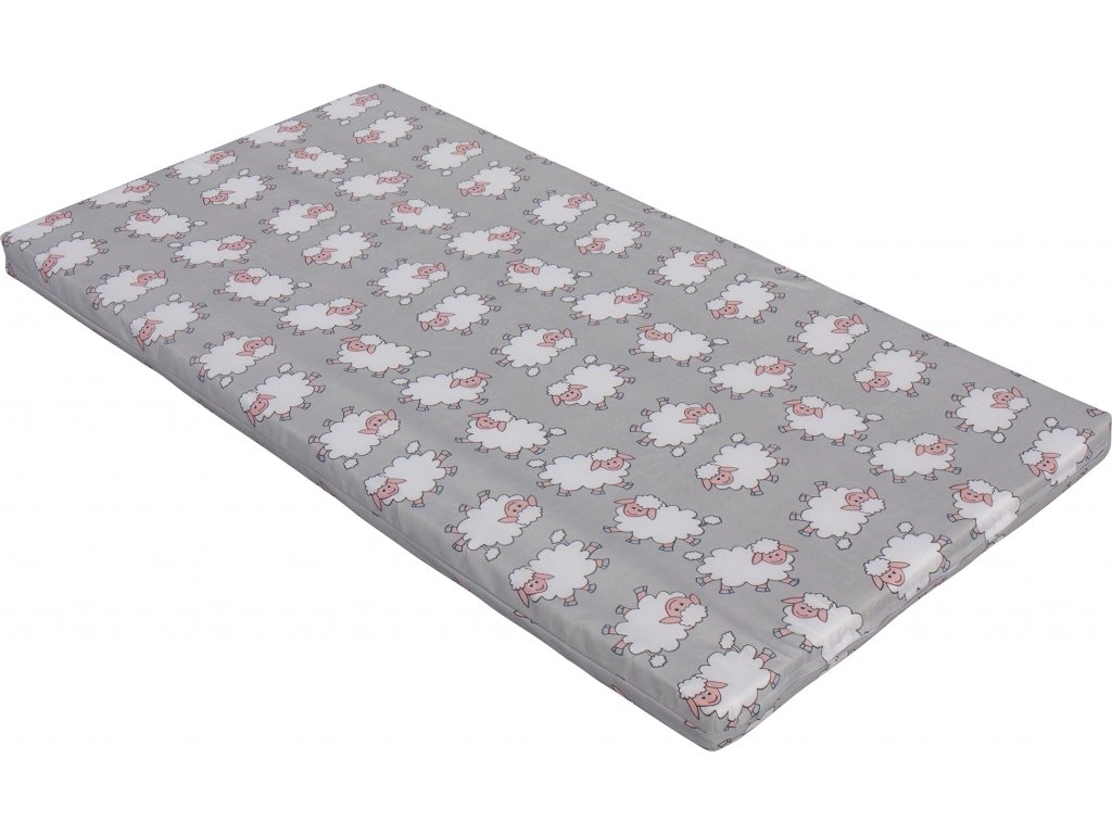 E-shop Scarlett Matrac do postieľky Ovečka 120x60x5,2 cm - šedá