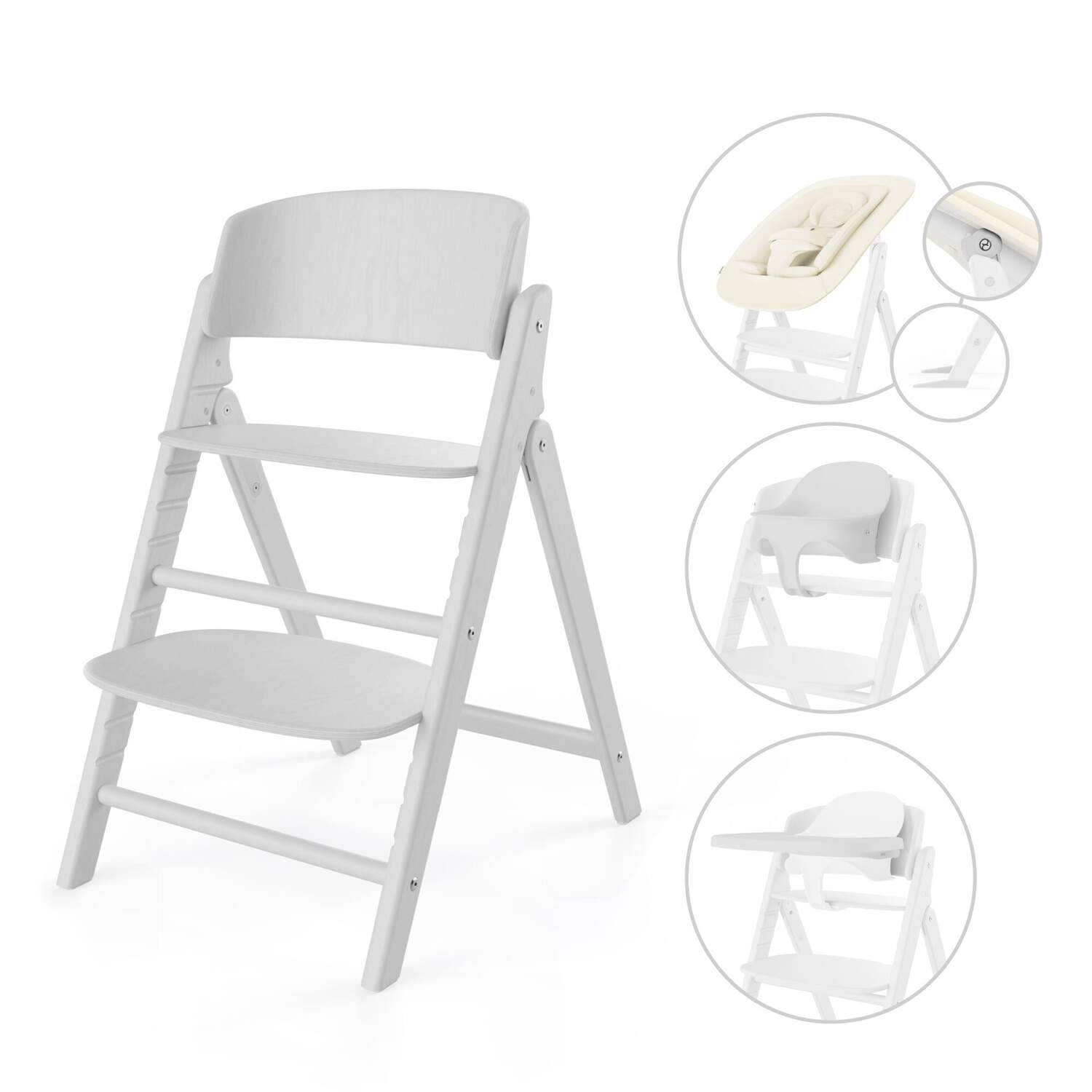 E-shop Cybex stolička Click&Fold 4v1 all white