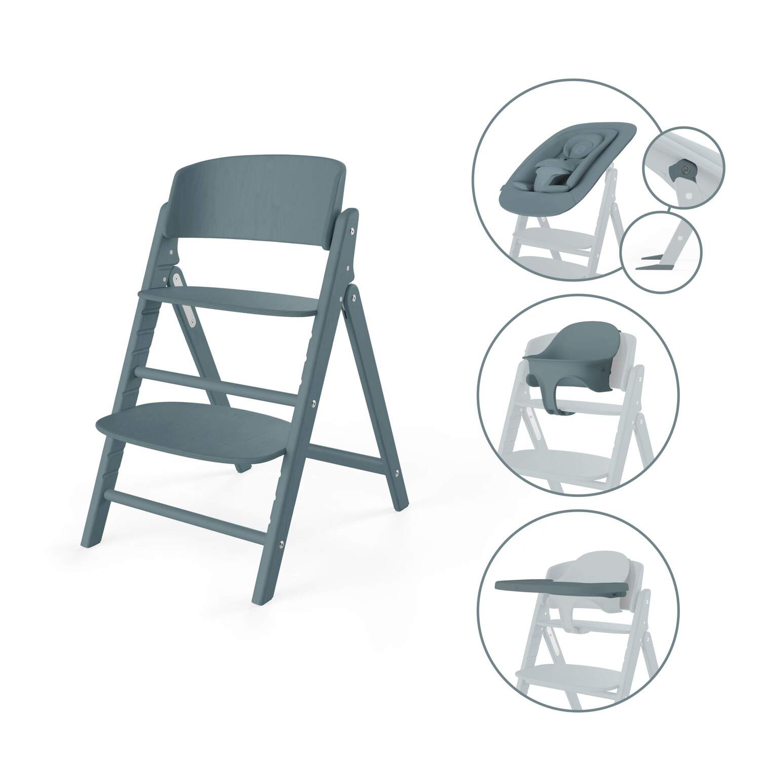 E-shop Cybex stolička Click&Fold 4v1 stone blue