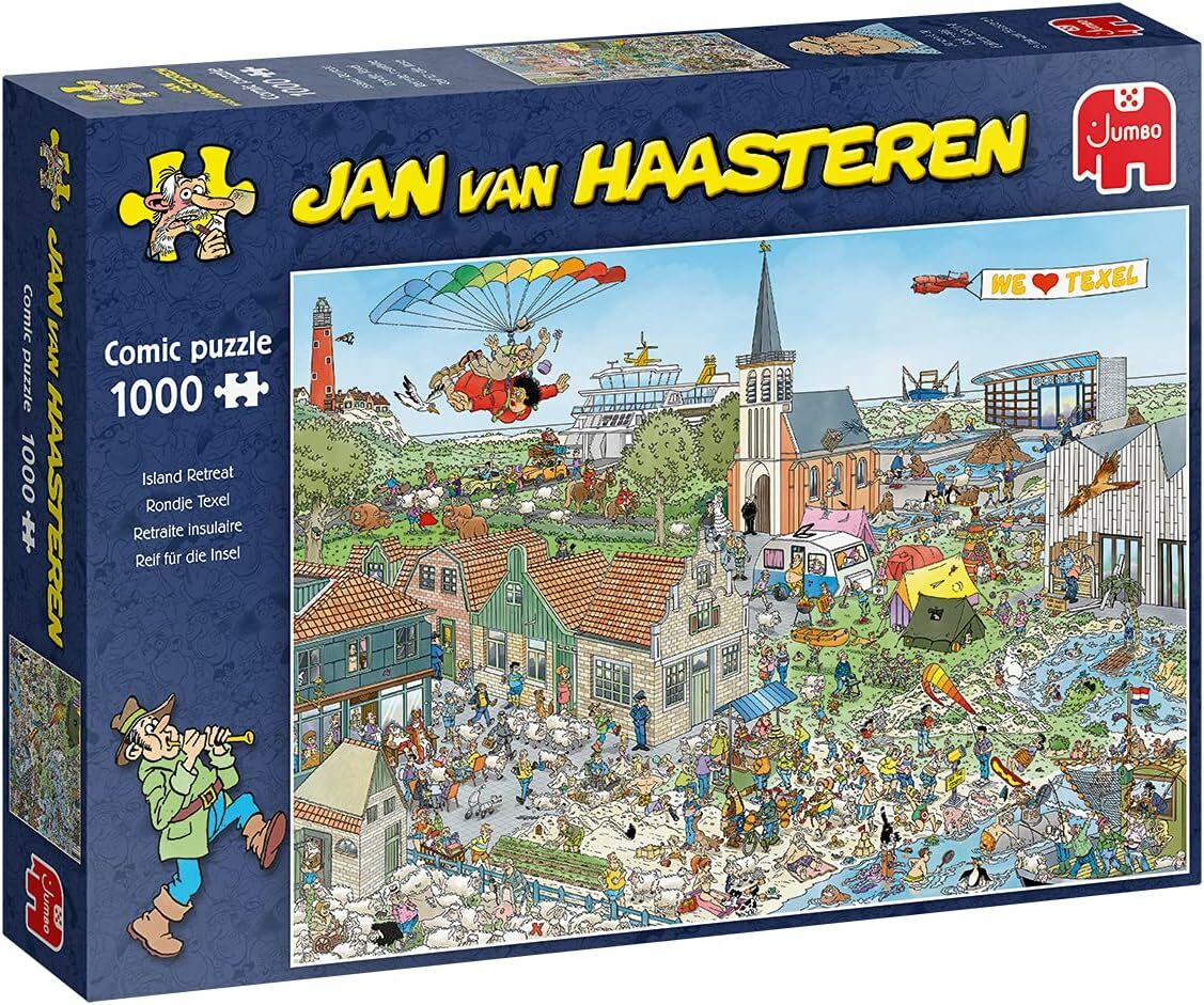 E-shop Jumbo Jan van Haasteren Puzzle - Island Retreat 1000 dielikov