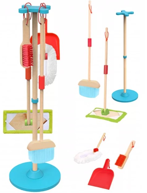 E-shop Tooky Toy Upratovacia sada 6 ks