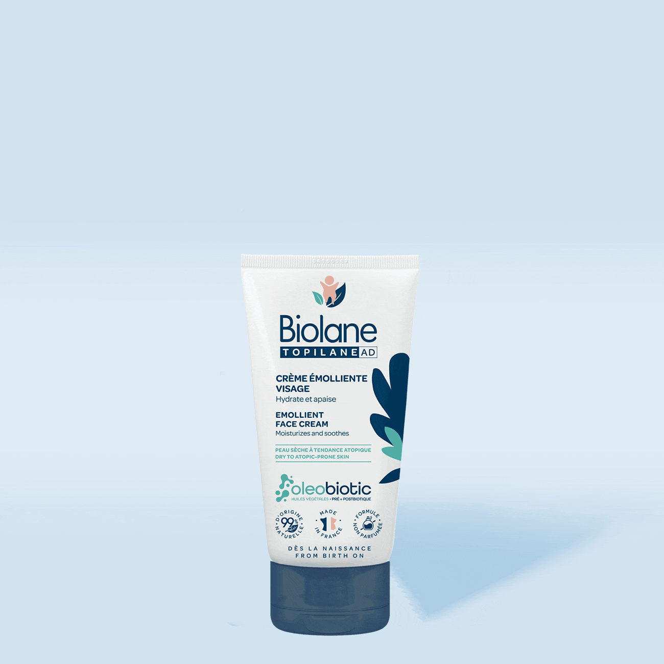 E-shop Biolane Zmäkčujúci pleťový krém na tvár Topilane AD (BACE50EXPET1)