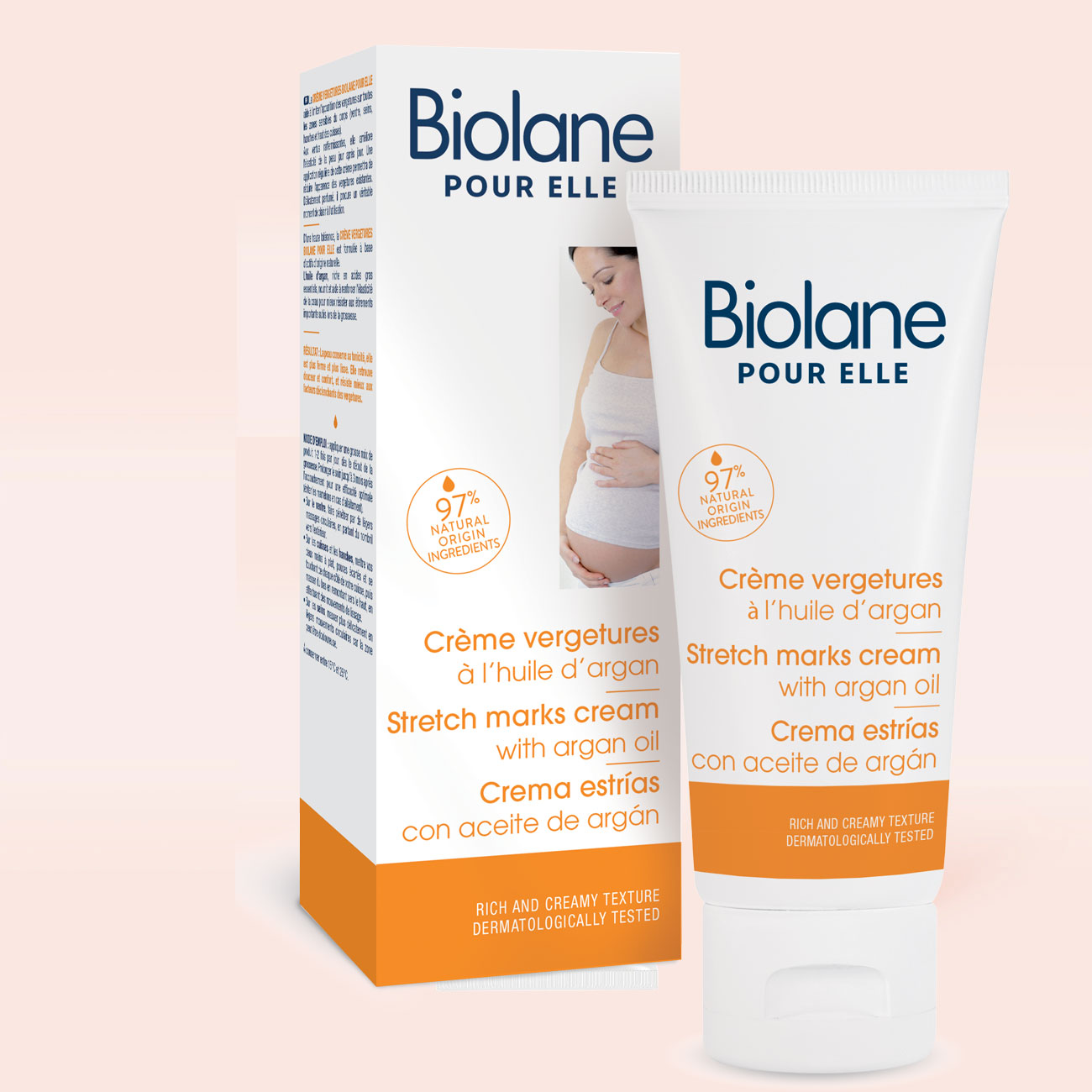E-shop Biolane Krém proti striám s arganovým olejom 200ml (BESVEXP)