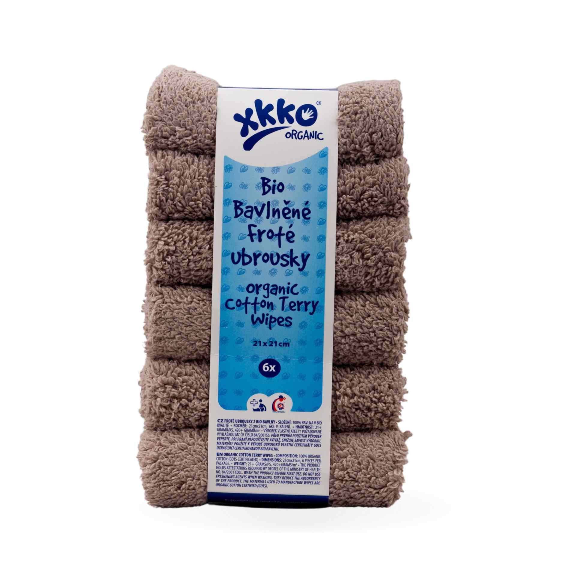 E-shop XKKO BIO bavlnené obrúsky Organic, 21x21 - Atmosphere