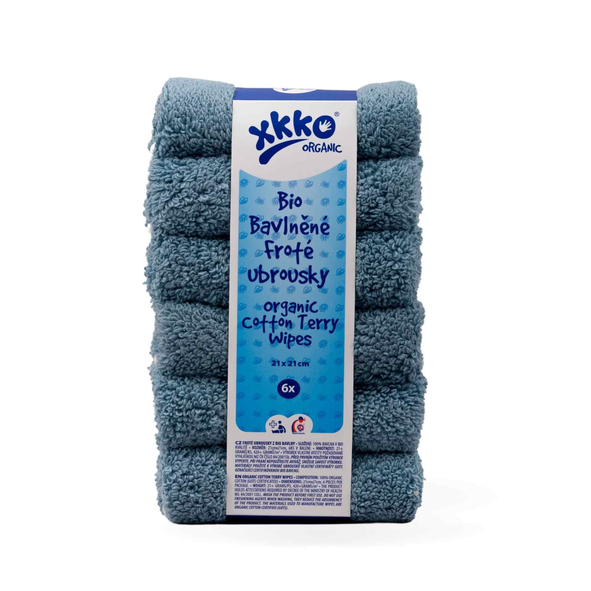 E-shop XKKO BIO bavlnené obrúsky Organic, 21x21 - Mountain Spring