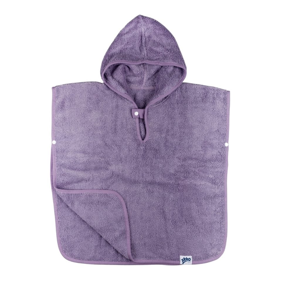 E-shop XKKO Organic BIO Bavlnené pončo - Lavender Aura