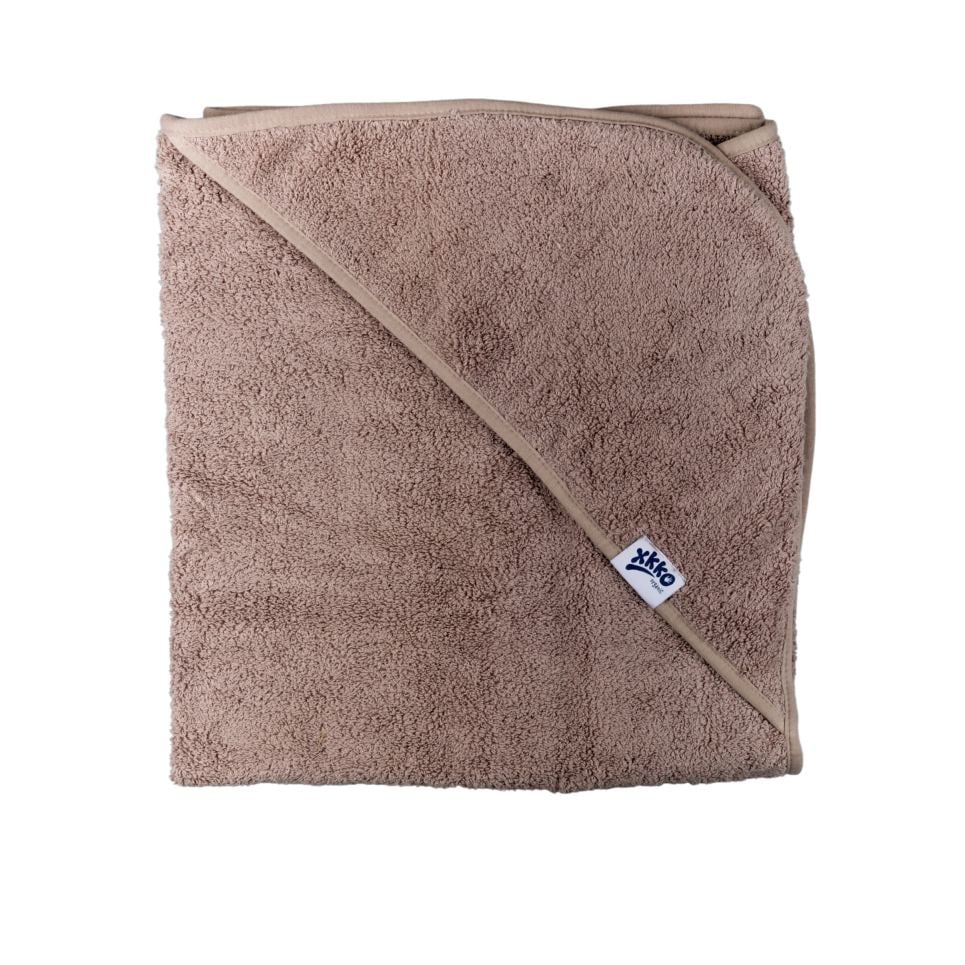 E-shop XKKO Organic BIO Bavlnená froté osuška s kapucňou, 90x90 - Atmosphere