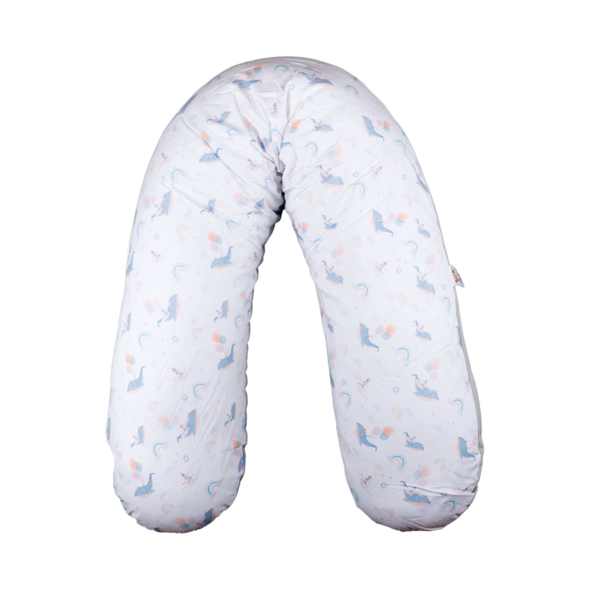 E-shop XKKO LUX Veľký tehotenský vankúš/vankúš na dojčenie - Sky Whale