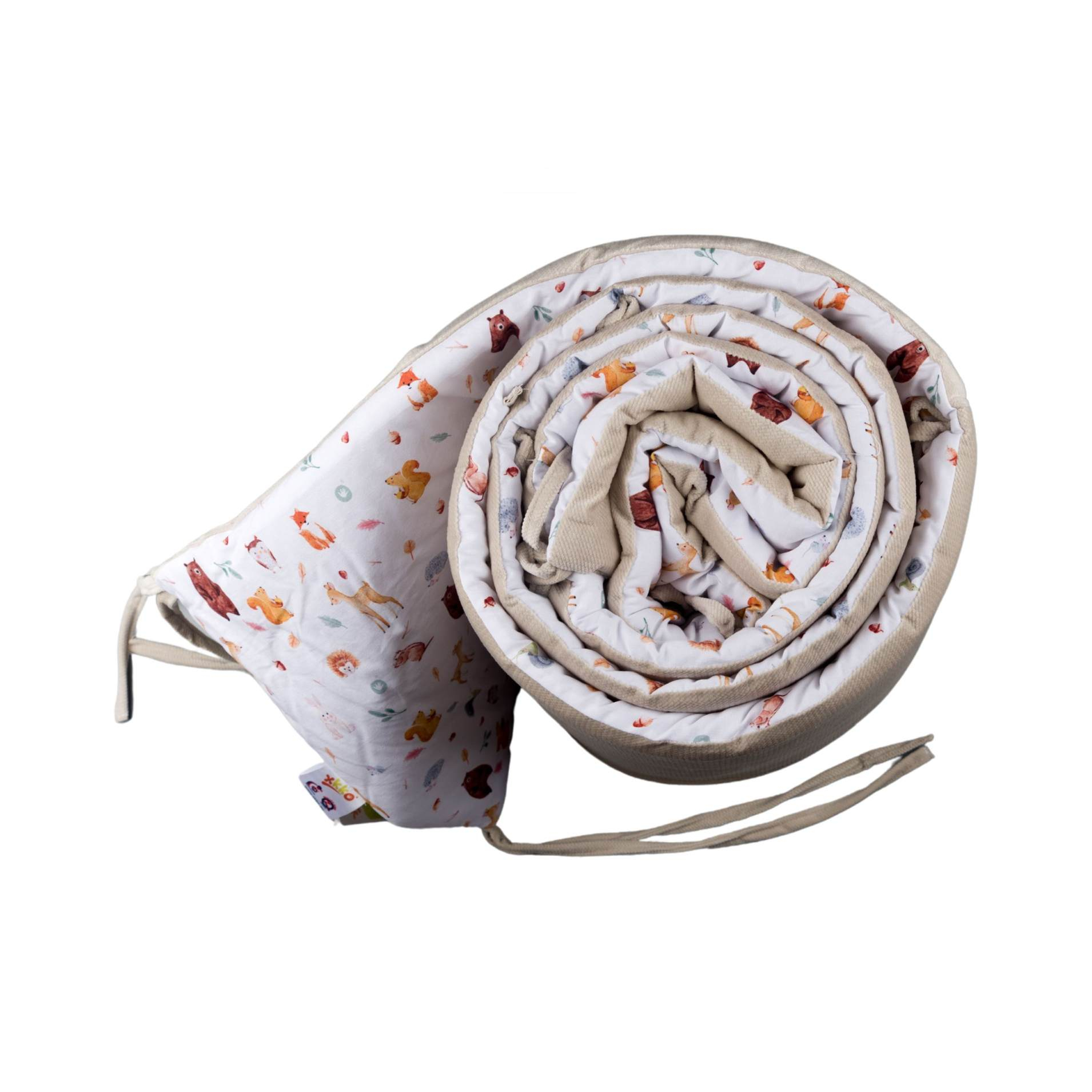 E-shop XKKO LUX Mantinel do postieľky 360cm - Wild Forest