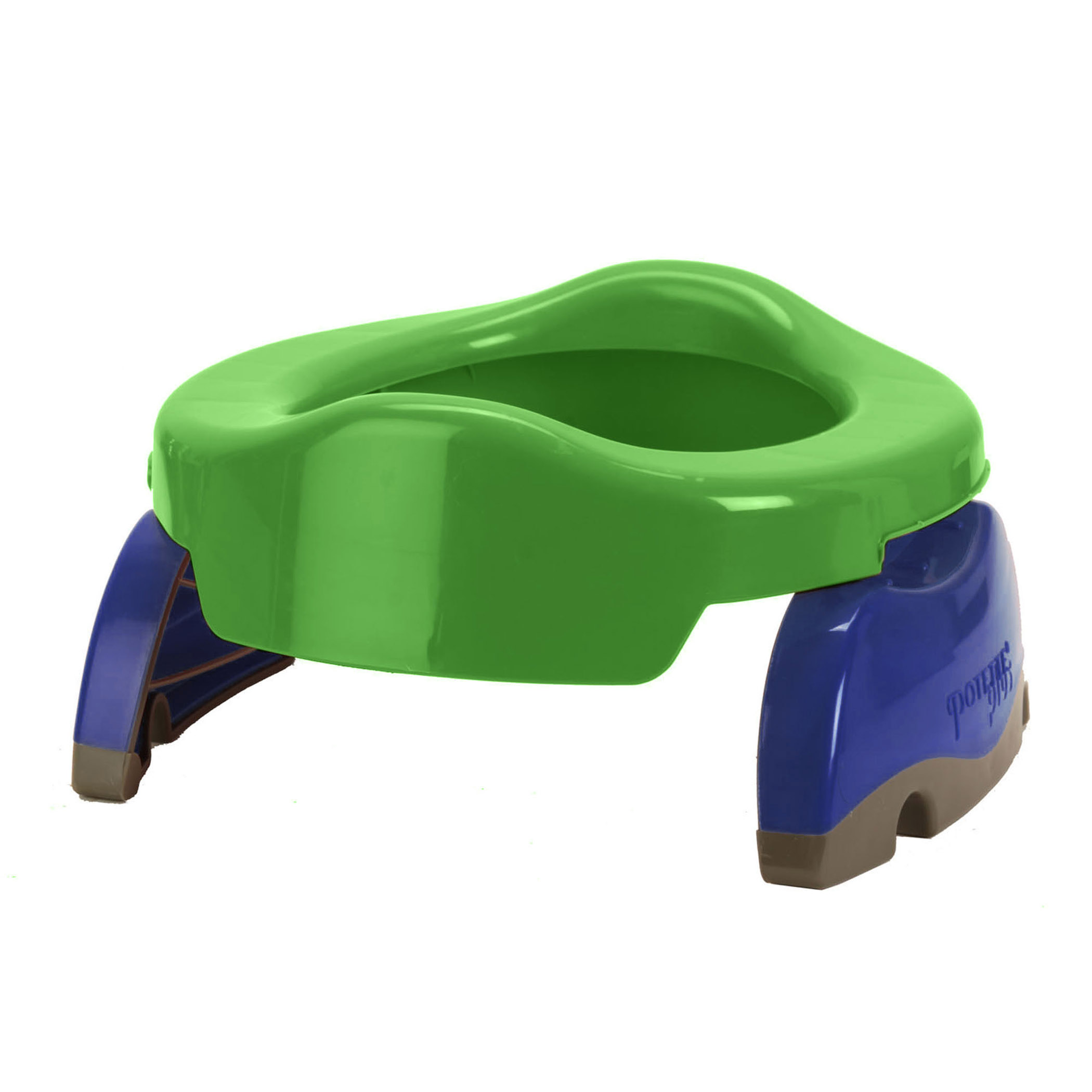 E-shop Potette cestovný nočník Potette Plus 2v1 farba:zelená/modrá