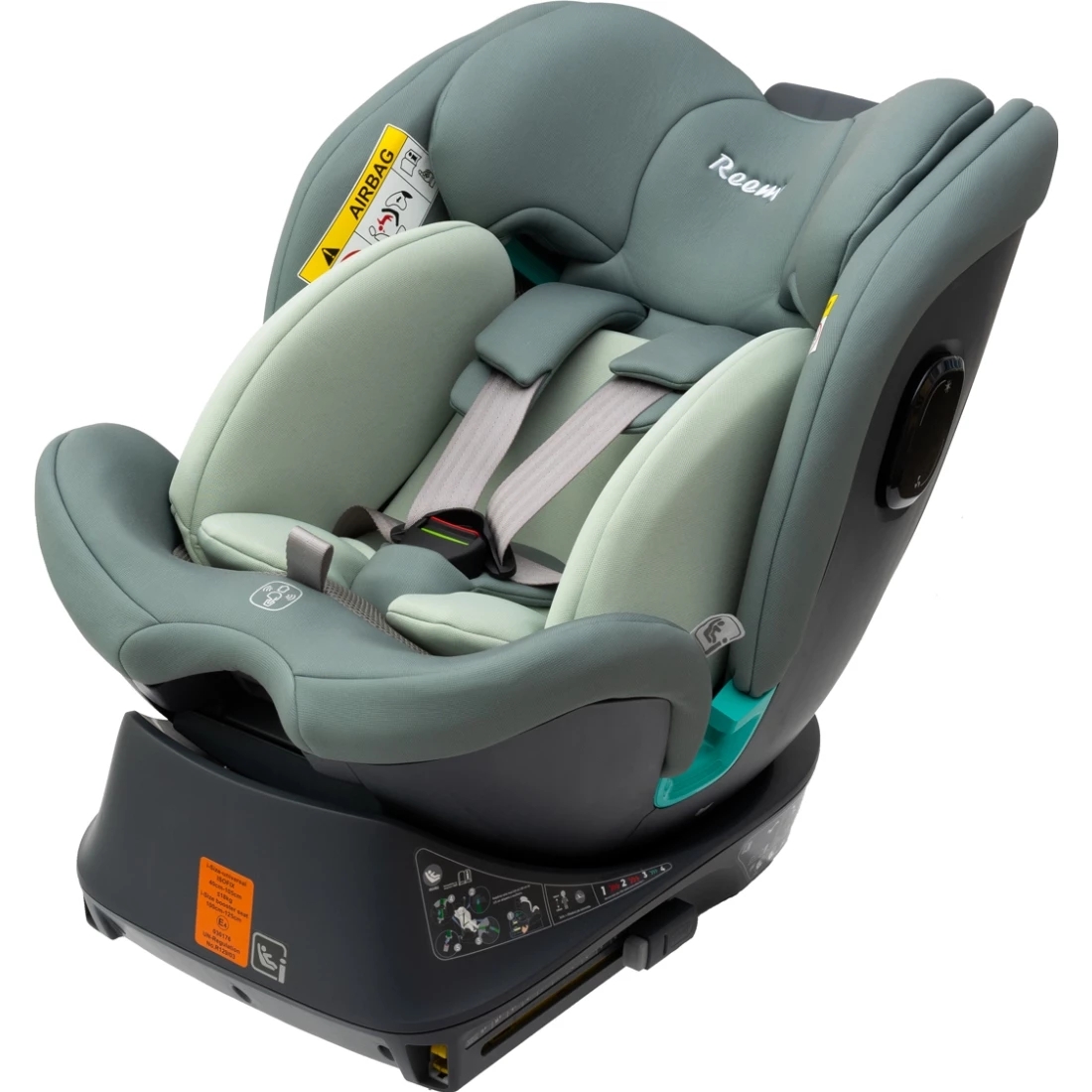 E-shop Reemy vyhrievaná a chladená autosedačka 360 Fix I-Size 40-125cm, Green