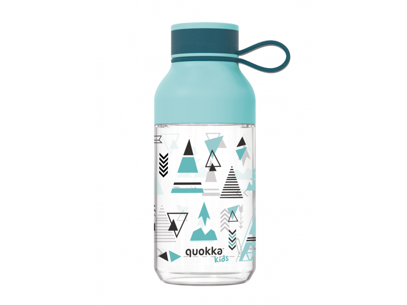E-shop Quokka Plastová fľaša Ice Kids s pútkom Indian 430 ml