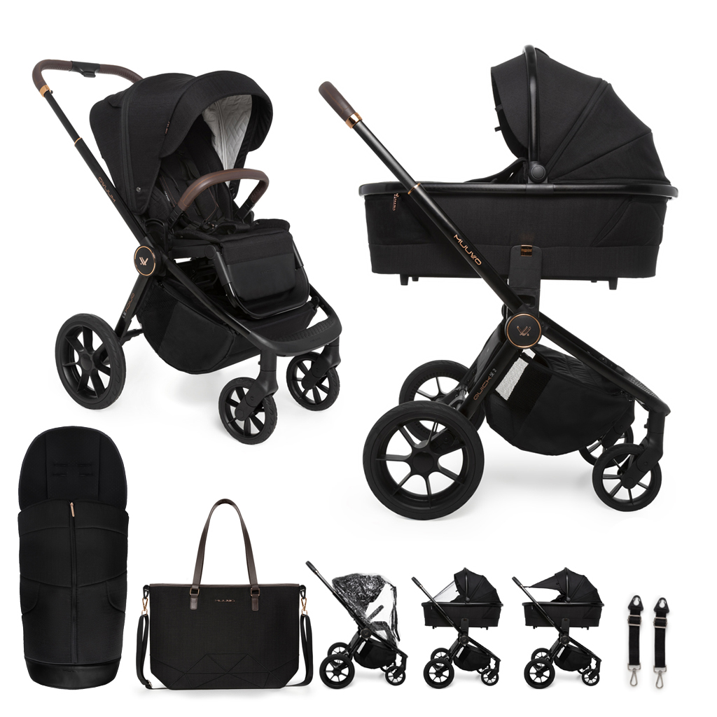E-shop MUUVO Kočík kombinovaný Quick SE 2 Sunset black set 2v1