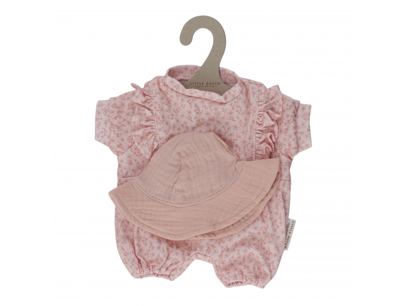 E-shop Little Dutch Oblečenie pre bábiku Baby Pink Floral