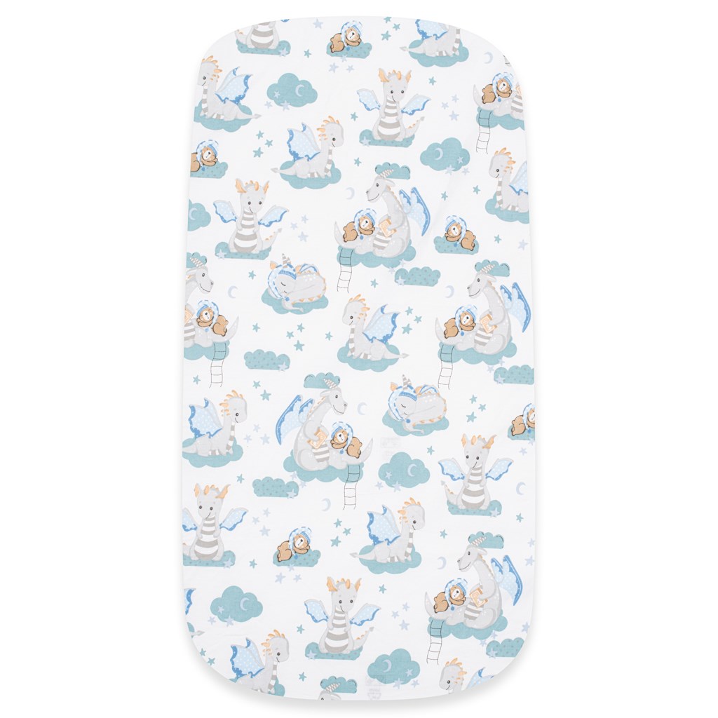 E-shop Bavlnené prestieradlo do kočíka New Baby Dráčik 35x75 cm - 56625