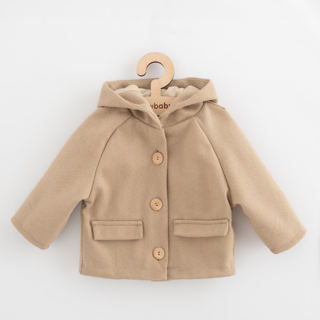 E-shop Jesenný detský kabátik s kapucňou New Baby UNI, 92 (18-24m) - 56826