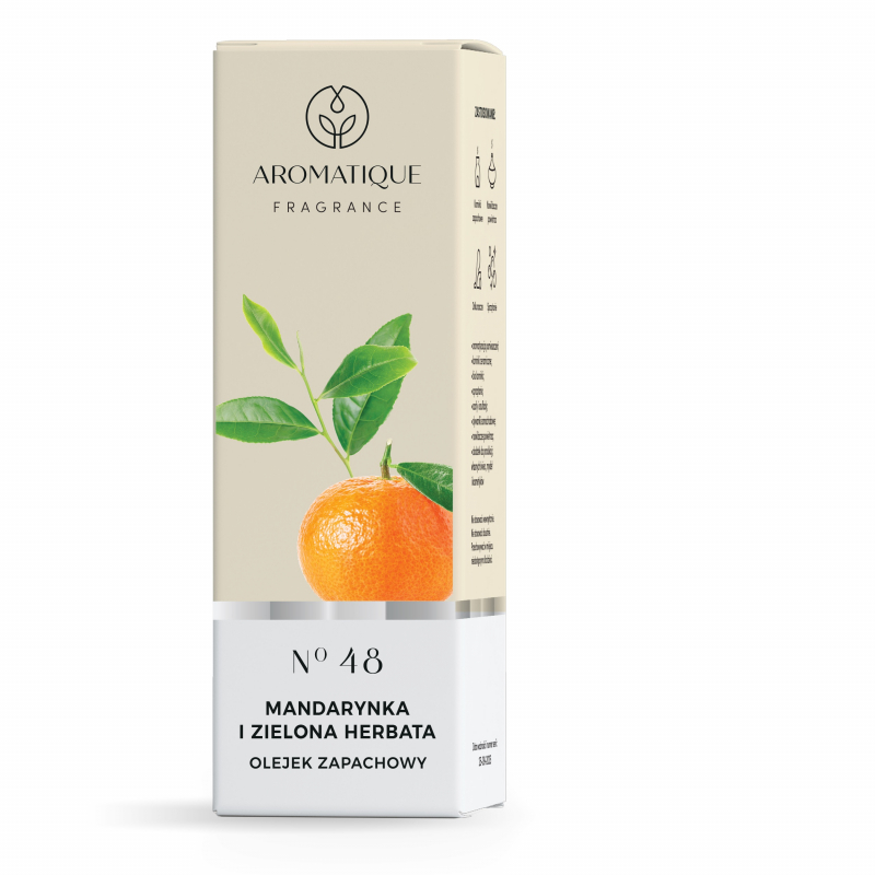 E-shop Aromatique Mandarine & Green tea Vonný olej s vôňou Mandarinky a zeleného čaju, 12ml