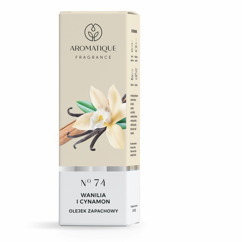 E-shop Aromatique Vanilia & Cynamon Vonný olej s vôňou Vanilky a škorice, 12ml
