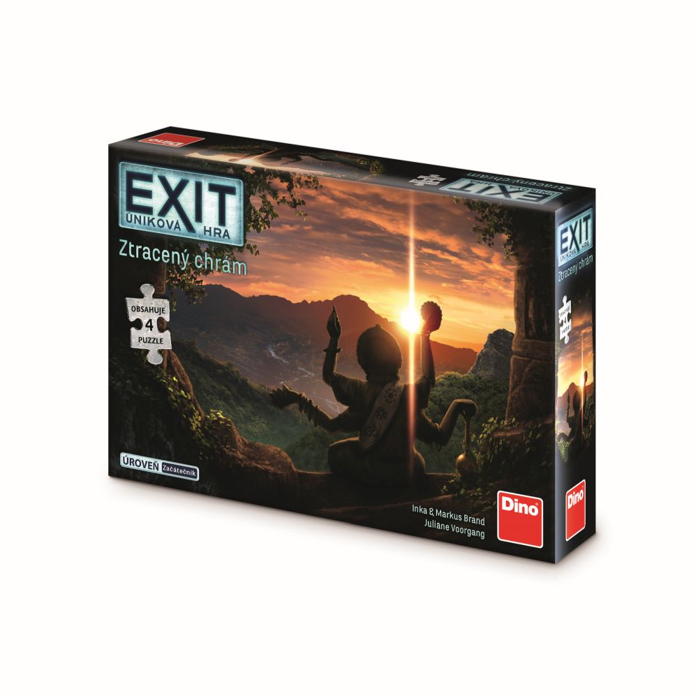 E-shop Dino ÚNIKOVÁ HRA S PUZZLE: STRATENÝ CHRÁM Párty hra