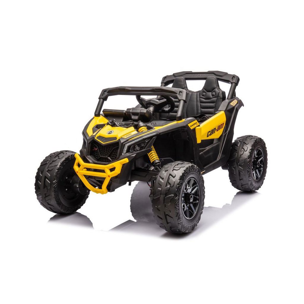 E-shop Elektrické autíčko Baby Mix Buggy 12V 4.5Ah žlté - 55715