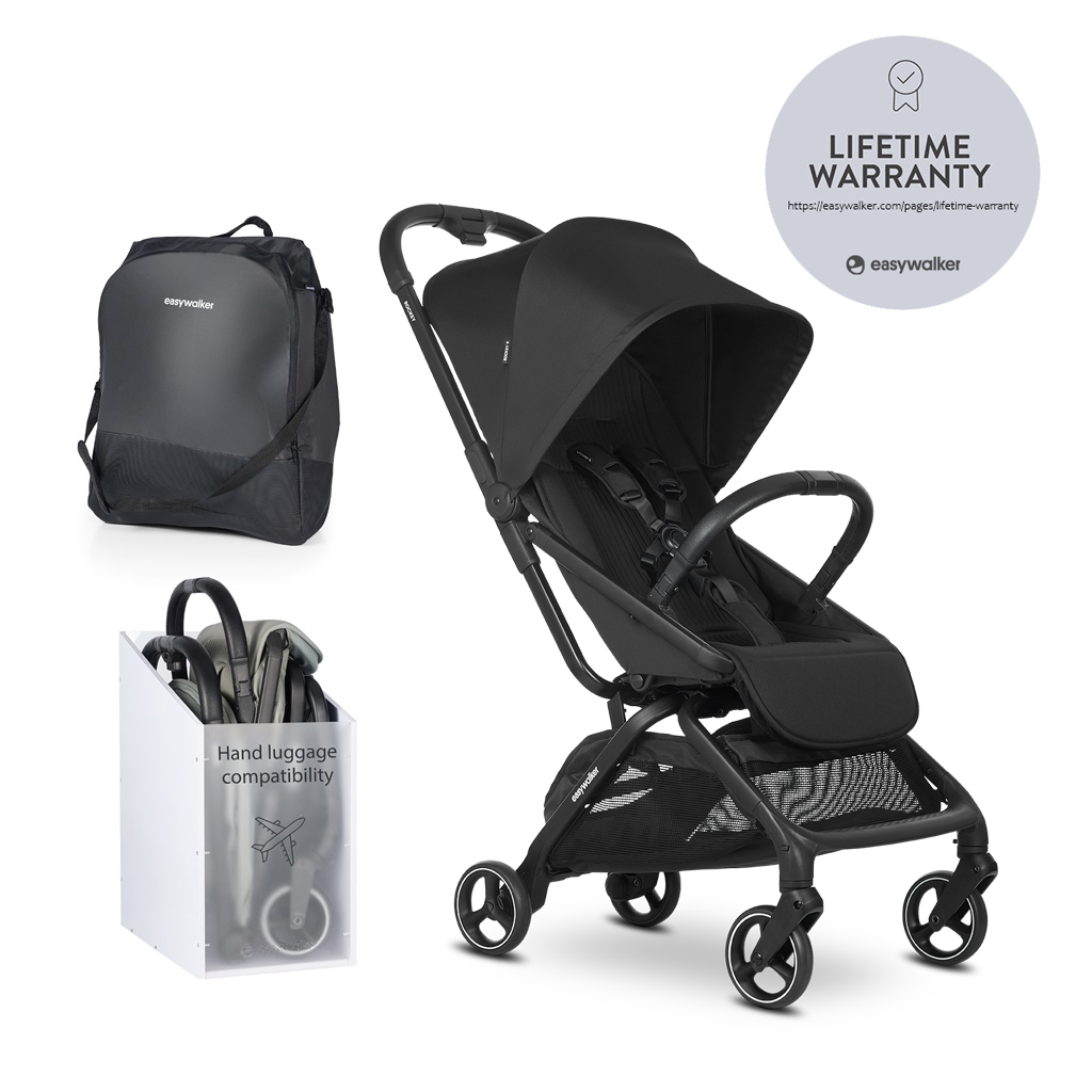E-shop EASYWALKER Kočík športový Rockey S Pure Black