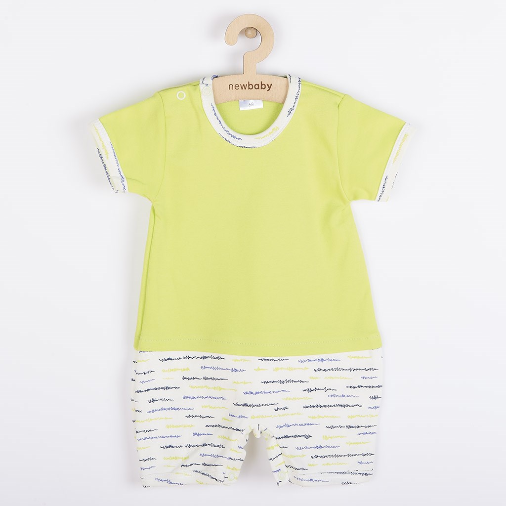 E-shop Dojčenský letný bavlnený overal New Baby Summertime chlapec, 56 (0-3m) - 48488