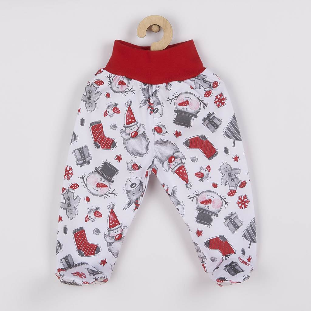 E-shop Dojčenské bavlnené polodupačky New Baby Christmas, 62 (3-6m) - 49758