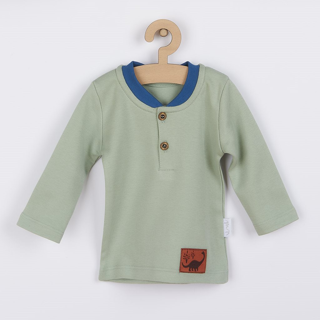 E-shop Dojčenské bavlnené tričko Nicol Ivo zelená, 80 (9-12m) - 50882
