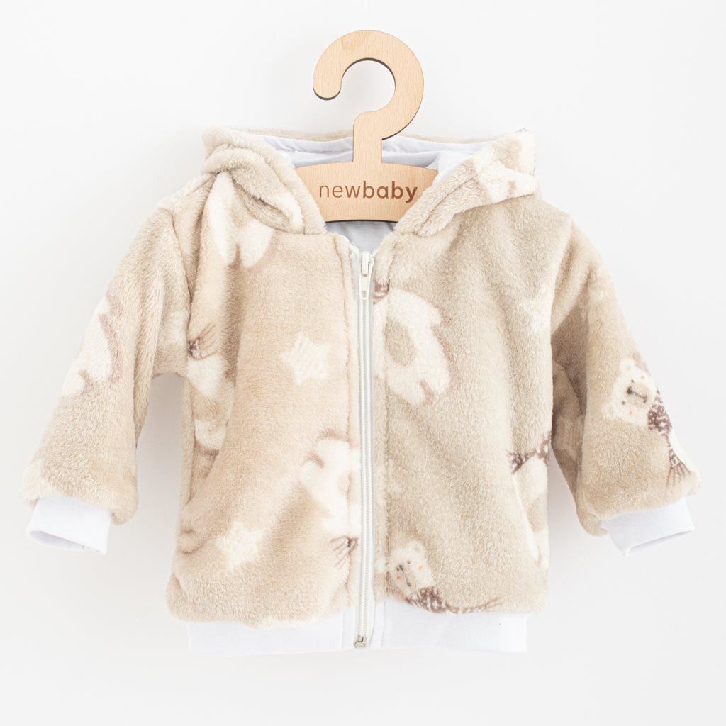 E-shop Dojčenská Wellsoft zimná mikinka s kapucňou New Baby Polar Bear, 68 (4-6m) - 53280