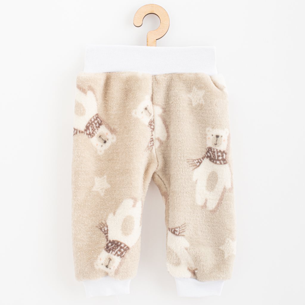 E-shop Dojčenské Wellsoft zimné tepláčky New Baby Polar Bear, 62 (3-6m) - 53284