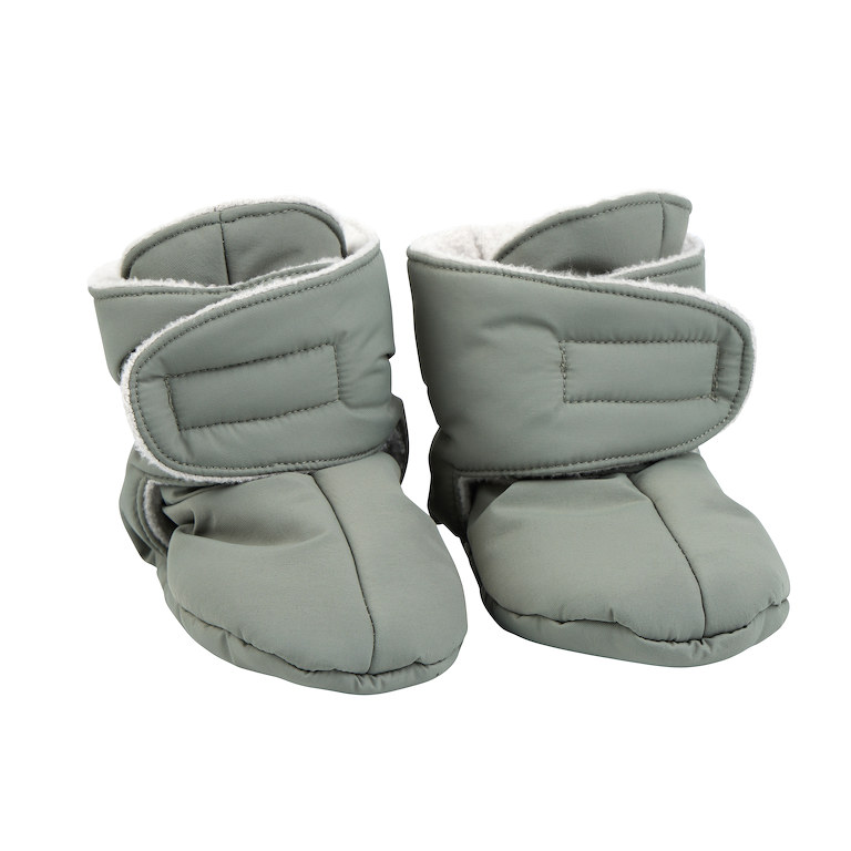 E-shop Voksi Baby Booties meadow green light grey 1-2y