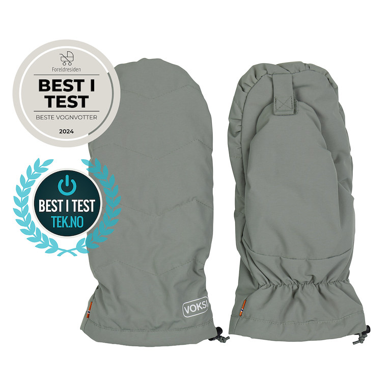 E-shop Voksi Stroller Mittens meadow green light grey