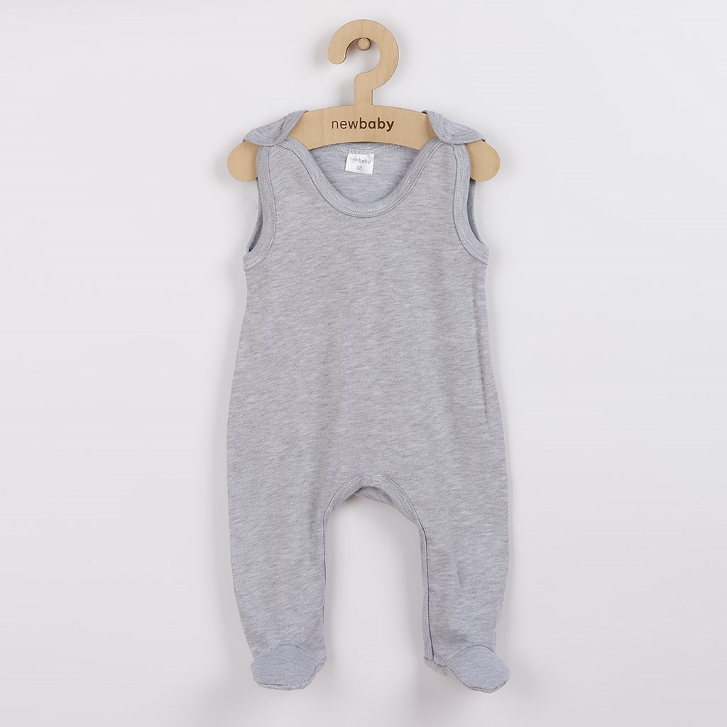 E-shop Dojčenské dupačky New Baby Classic II sivé, 56 (0-3m) - 34855