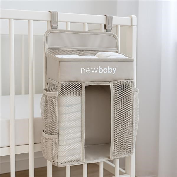 E-shop Organizér na postieľku TinyTidy New Baby sivý - 56135