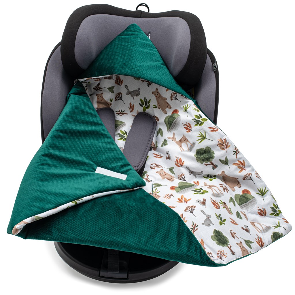 E-shop Zateplená zavinovačka do autosedačky New Baby green - 56832